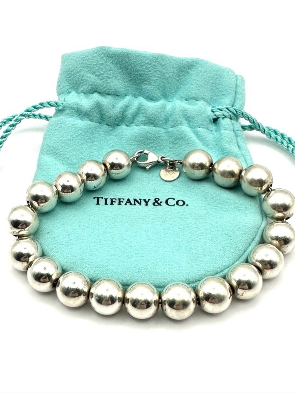 Tiffany & Co. Sterling Silver Ball Bracelet - Silver